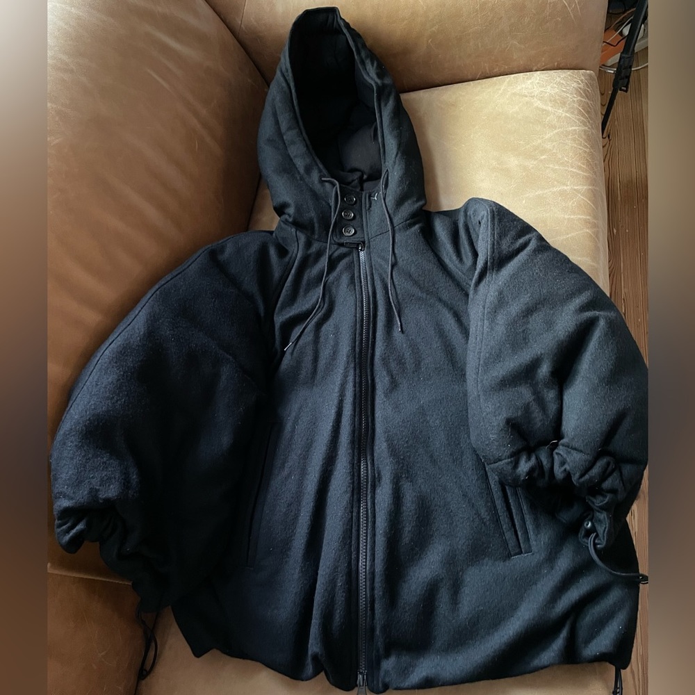 Y3 Yohji Yamamoto adidas wool cashmere black ultimate puffer down jacket winter - Picture 3 of 17